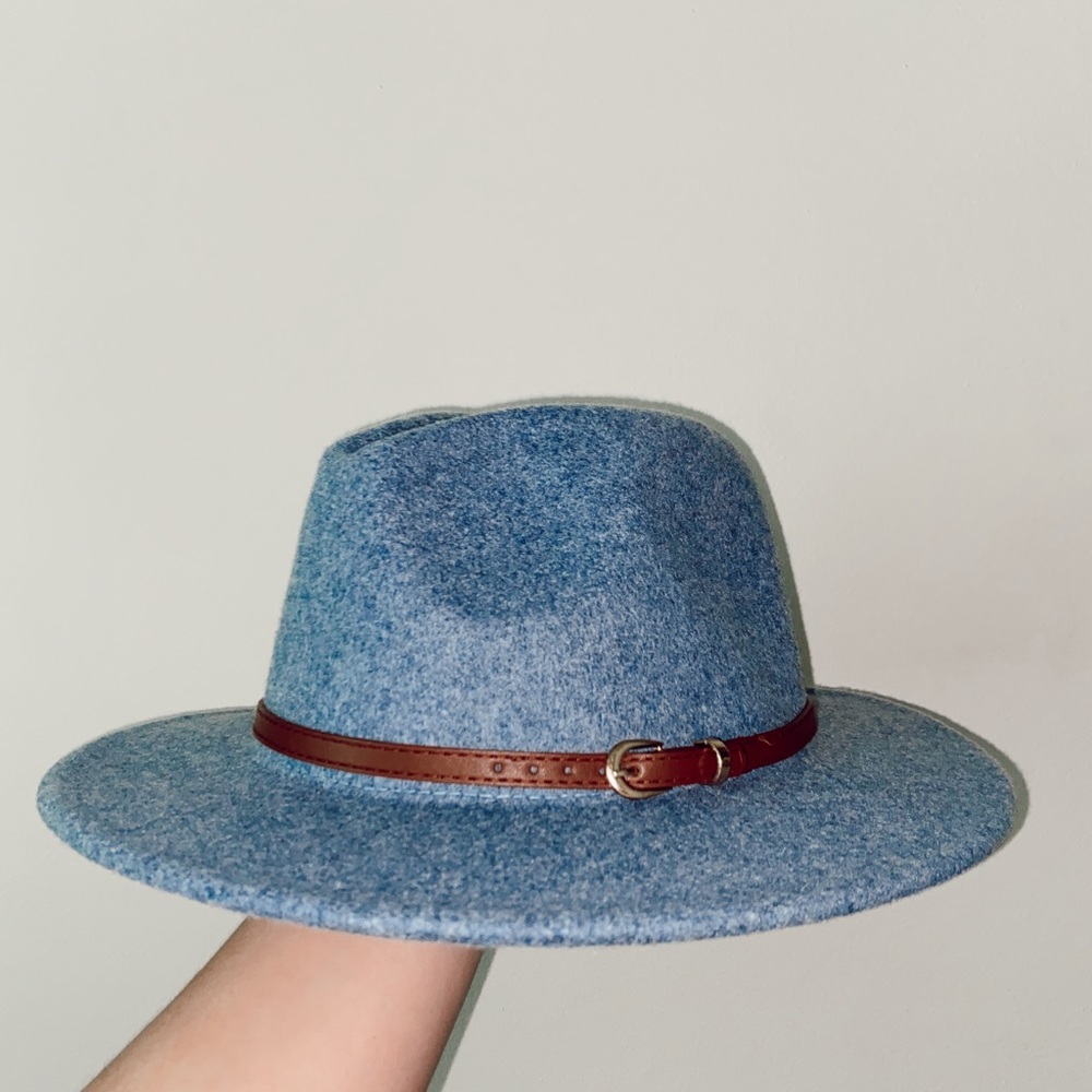 Blue Velvet Fedora